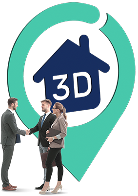 3D home logo